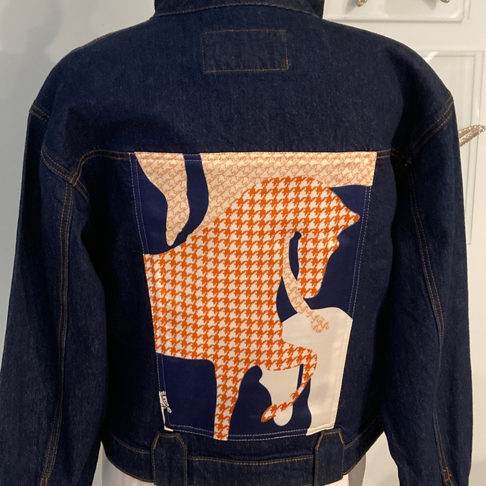 Embellished Jean Jacket- Medium